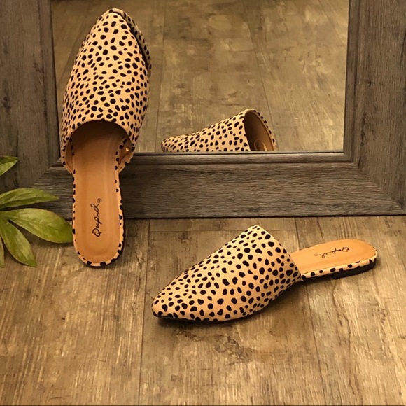 Qupid Shoes - 🐆😍NEW Leopard/Cheetah Mules😍🐆